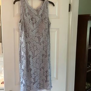 Lilac sheath dress